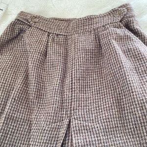 Vintage Soft Wool Midi Skirt